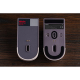 8BitDo 8BitDo Retro R8 Mouse N Edition, Souris gaming Gris/Rouge