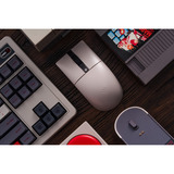 8BitDo 8BitDo Retro R8 Mouse N Edition, Souris gaming Gris/Rouge