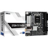 ASRock B760M-ITX/D4 WIFI, Socket 1700 carte mère Noir/Argent