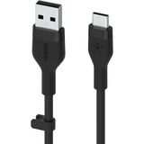 Belkin BOOSTCHARGE Flex USB-C avec Lightning, Câble Noir, 3 mètres