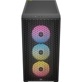 Corsair 3000D RGB AIRFLOW boîtier midi tower Noir | 2x USB-A | RGB | Verre Trempé