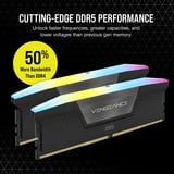 Corsair Kit 32 Go DDR5-6000 (2x16 Go), Mémoire vive Noir, CMH32GX5M2B6000C38, Vengeance RGB, XMP