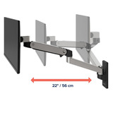 Ergotron Ergotron LX Pro - Mounting kit alu, Support de moniteur Aluminium