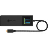 ICY BOX IB-DK4038-LCD, Station d'accueil Anthracite