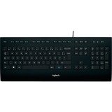 Logitech Comfort Keyboard K280e, clavier Noir, Layout FR, Rubberdome