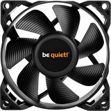 be quiet! Pure Wings 2 PWM 80 mm, Ventilateur de boîtier Noir, Connecteur de ventilateur PWM 4 broches