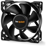 be quiet! Pure Wings 2 PWM 80 mm, Ventilateur de boîtier Noir, Connecteur de ventilateur PWM 4 broches