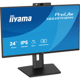 iiyama ProLite XB2497HSNH-B1 23.8" Moniteur Noir, 1x DisplayPort, 1x HDMI, 3x USB-C, 2x USB-A, 1x RJ-45, Webcam
