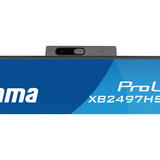 iiyama ProLite XB2497HSNH-B1 23.8" Moniteur Noir, 1x DisplayPort, 1x HDMI, 3x USB-C, 2x USB-A, 1x RJ-45, Webcam