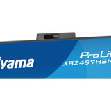 iiyama ProLite XB2497HSNH-B1 23.8" Moniteur Noir, 1x DisplayPort, 1x HDMI, 3x USB-C, 2x USB-A, 1x RJ-45, Webcam