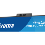 iiyama ProLite XB2497HSNH-B1 23.8" Moniteur Noir, 1x DisplayPort, 1x HDMI, 3x USB-C, 2x USB-A, 1x RJ-45, Webcam