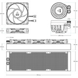 ARCTIC Liquid Freezer III Pro 360 A-RGB, Watercooling Blanc