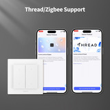 Aqara Shutter Switch H2 Kit, Interrupteur 