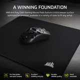 Corsair MM Anti-fray Cloth XXL, Tapis de souris gaming Noir, Format XXL, 930 x 400 mm, tissu
