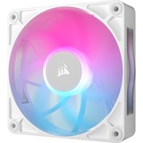 Corsair RX120 MAX RGB, Ventilateur de boîtier Blanc, 3 pièces, connecteur de ventilateur PWM à 4 broches