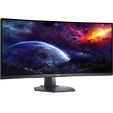 Dell S3422DWG 34" Moniteur UltraWide gaming incurvé  Noir, 2x HDMI, 1x DisplayPort, 4x USB-A 3.2 (5 Gbit/s), 144 Hz