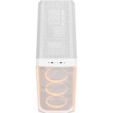 Fractal Design Meshify 3 XL Ambience Pro RGB Clear Tint boîtier big tower Blanc | 2x USB-A | 1x USB-C | RGB | Verre Trempé