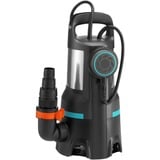 GARDENA Pompe à eau sale 25000, Pompe submersible et pression Noir/en acier inoxydable, 9046-20