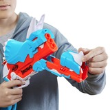 Hasbro NERF DinoSquad Tricera-Blast, NERF Gun Bleu clair/Orange, Blaster jouet, 8 an(s), 99 an(s), 544 g