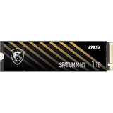 MSI SPATIUM M461 1 To SSD Noir/Or, S78-440L1D0-P83, PCIe Gen 4.0 x4, NVMe 1.4