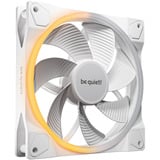 be quiet! Light Wings PWM Reverse ventilateur de boîtier RGB  Blanc, 140 x 140 x 25 mm, Ventilateur, 14 cm, 1300 tr/min, 87,3 m³/h, Blanc