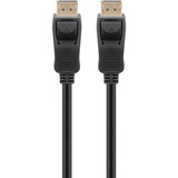 goobay DisplayPort 1.4, Câble Noir, 2 mètres