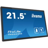 iiyama ProLite TW2223AS-B2, Affichage public Noir (Mat), Tactile, HDMI, Audio, USB, LAN, Android, Bluetooth