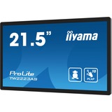 iiyama ProLite TW2223AS-B2, Affichage public Noir (Mat), Tactile, HDMI, Audio, USB, LAN, Android, Bluetooth