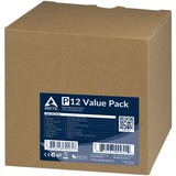ARCTIC P12 ventilateurs de boîtier Noir, 5 pièces, 120 x 120 x 25 mm