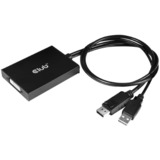 Club 3D Adaptateur actif DisplayPort vers DVI-D Dual Link HDCP OFF pour écrans Apple Cinema Noir