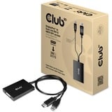 Club 3D CAC-1010-A, Adaptateur Noir