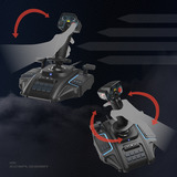 HORI ACE COMBAT 8: WINGS OF THEVE Flight Stick, Manette de jeu Noir, PlayStation 4, PlayStation 5, PC