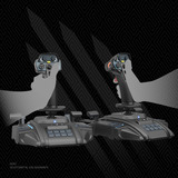 HORI ACE COMBAT 8: WINGS OF THEVE Flight Stick, Manette de jeu Noir, PlayStation 4, PlayStation 5, PC