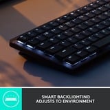 Logitech MX Mechanical Mini, clavier Noir/gris, GL Tactile