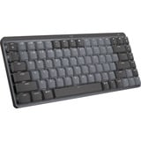 Logitech MX Mechanical Mini clavier Noir, Layout US-International (QWERTY), GL Tactile, 80% (TKL)