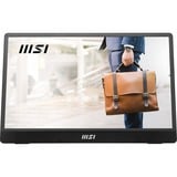 MSI PRO MP161 E2 15.6" Moniteur  Noir, Mini-HDMI, 2x USB-C