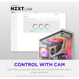 NZXT F120 RGB ventilateur de boîtier Blanc, 120 x 120 x 25 mm, PWM