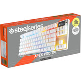 SteelSeries Apex Pro TKL Gen 3 RGB clavier gaming mécanique Blanc, Layout US (QWERTY), SteelSeries OmniPoint 3.0, 80% (TKL)