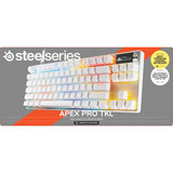 SteelSeries clavier gaming Blanc, Layout États-Unis, SteelSeries OmniPoint 3.0