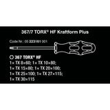 Wera 367/7 TORX HF Unique Tournevis dynamométrique Noir/Vert, 680 g, Noir/Vert