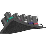 Wera Ceinture C Impaktor 1 jeu de douilles, 1/2", Clés mixtes à cliquet Noir, 9 pièces, pour clés à chocs