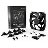 be quiet! Silent Wings 4 ventilateur de boîtier Noir, 140 x 140 x 25 mm