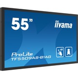 iiyama ProLite TF5539AS-B1AG, Affichage public Noir, Tactile, HDMI, DisplayPort, LAN, Audio, USB, Android 