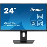 iiyama ProLite XUB2492HSU-B6 23.8" Moniteur  Noir, HDMI, DisplayPort, USB, Audio