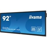 iiyama TE9218UWI-B1AG, Affichage public Noir (Mat)