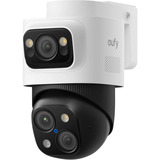 Eufy PoE Bullet-PTZ Cam S4, Caméra de surveillance Blanc, Triple objectif 4K, 360° PTZ, zoom 8x, IP67