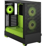 Fractal Design Pop Air RGB boîtier midi tower Noir/Vert | 2x USB-A | RGB | Verre Trempé