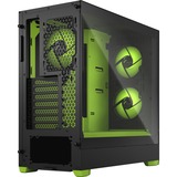 Fractal Design Pop Air RGB boîtier midi tower Noir/Vert | 2x USB-A | RGB | Verre Trempé