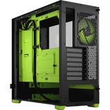 Fractal Design Pop Air RGB boîtier midi tower Noir/Vert | 2x USB-A | RGB | Verre Trempé