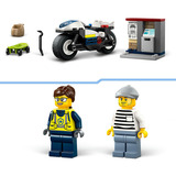 LEGO City - Poursuite avec la moto de police, Jouets de construction 60455